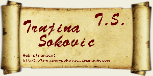 Trnjina Soković vizit kartica